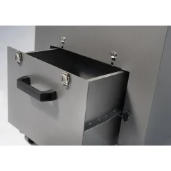 Two-Stage Dust Collector: 1500 sq ft, Portable, 3 hp, 220V, Single Phase