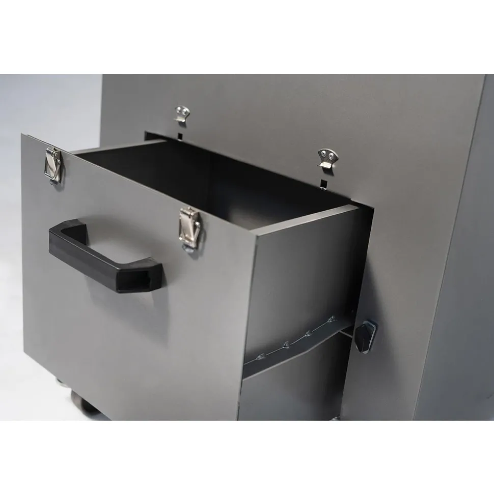Two-Stage Dust Collector: 1500 sq ft, Portable, 3 hp, 220V, Single Phase