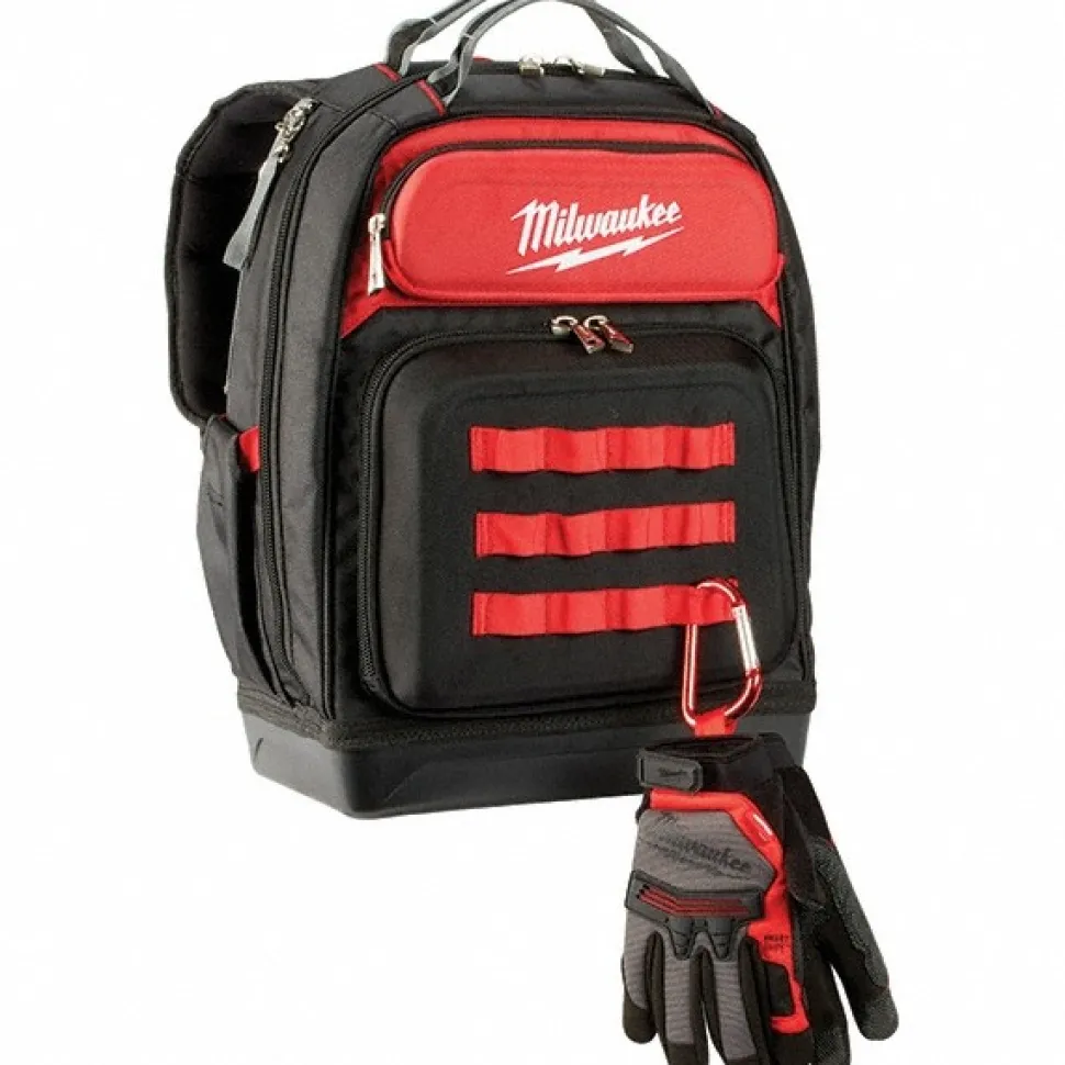 Ultimate Jobsite Backpack: 9.45" High, 17.3" Long, 20.1" Wide, 48 Pockets