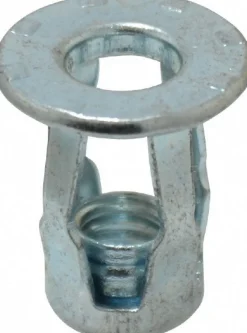 1/4-20 UNC Thread, Clear Zinc Plated, Steel, Screwdriver Installed Rivet Nut