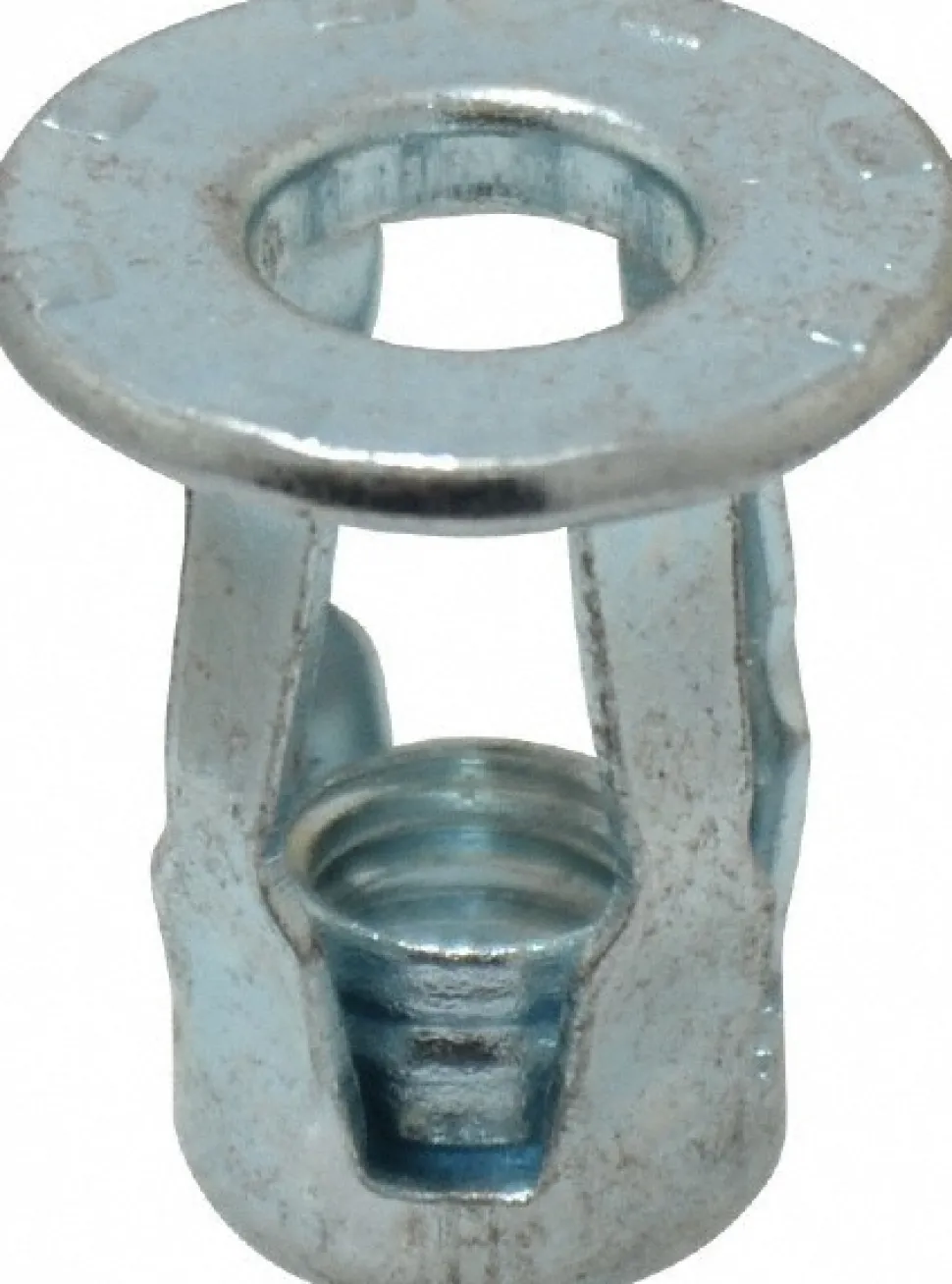 1/4-20 UNC Thread, Clear Zinc Plated, Steel, Screwdriver Installed Rivet Nut