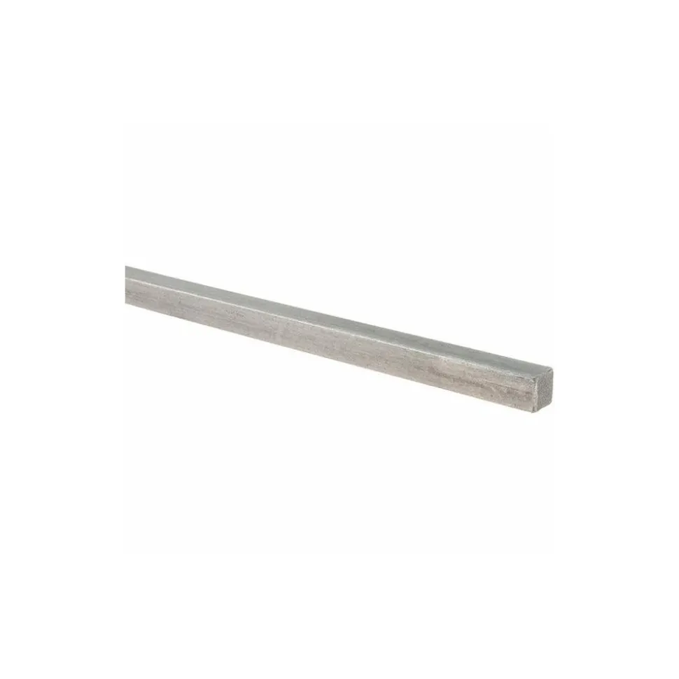 Undersized Key Stock: 5/16" High, 5/16" Wide, 12" Long, Cold Drawn Steel, Plain Finish