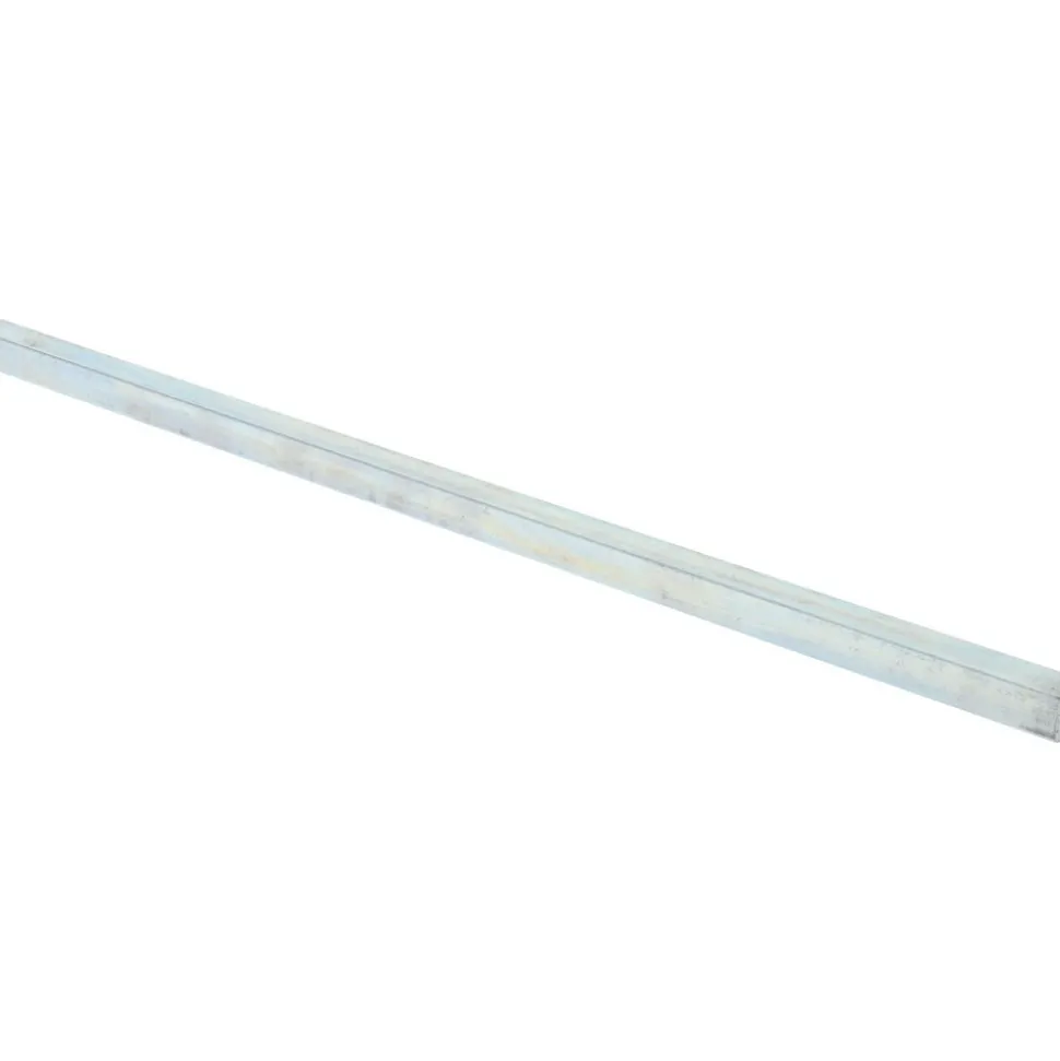Undersized Key Stock: 3/8" High, 3/8" Wide, 12" Long, Steel, Zinc-Plated