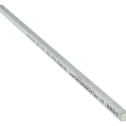 Undersized Key Stock: 1/4" High, 1/4" Wide, 12" Long, Steel, Zinc-Plated