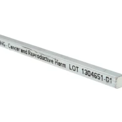 Undersized Key Stock: 1/4" High, 1/4" Wide, 12" Long, Steel, Zinc-Plated