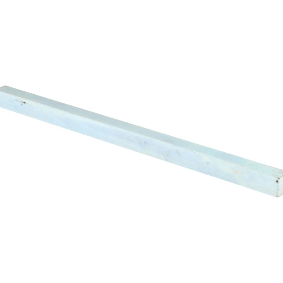 Undersized Key Stock: 5/8" High, 5/8" Wide, 12" Long, Steel, Zinc-Plated