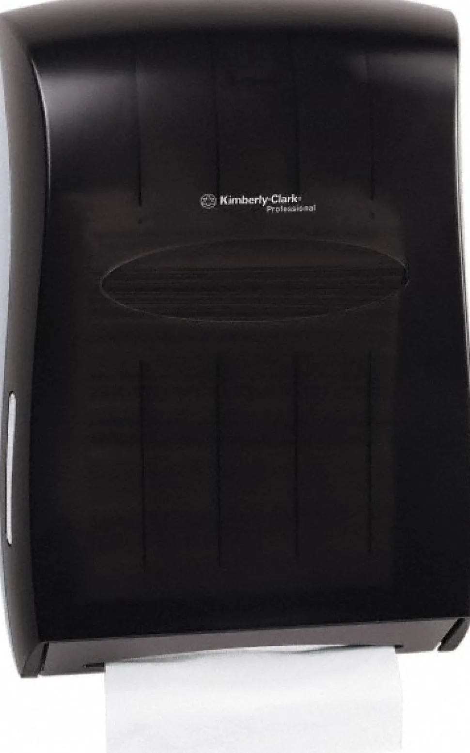 Universal Folded Towel Dispenser, Smoke (Black), 13.31" x 18.85" x 5.85"