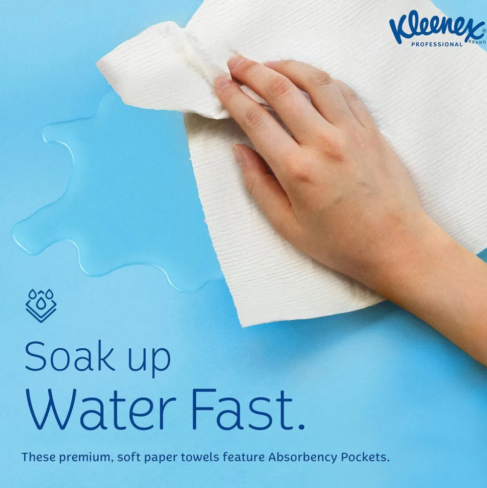 Universal Hard Roll Paper Towels (50606), 1.75" Core, with Premium Absorbency Pockets™, White