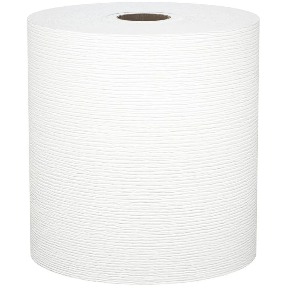 Universal Hard Roll Paper Towels (50606), 1.75" Core, with Premium Absorbency Pockets™, White