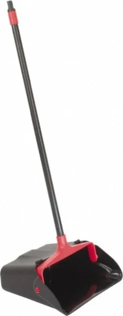 Upright Dustpan: Plastic Body, 33" Handle