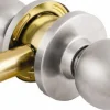 Up to 1-3/4" Door Thickness, Brushed Chrome Storeroom Knob Lockset