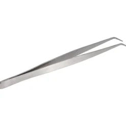 Utility Tweezer: Curved Tip, 6-1/2" OAL