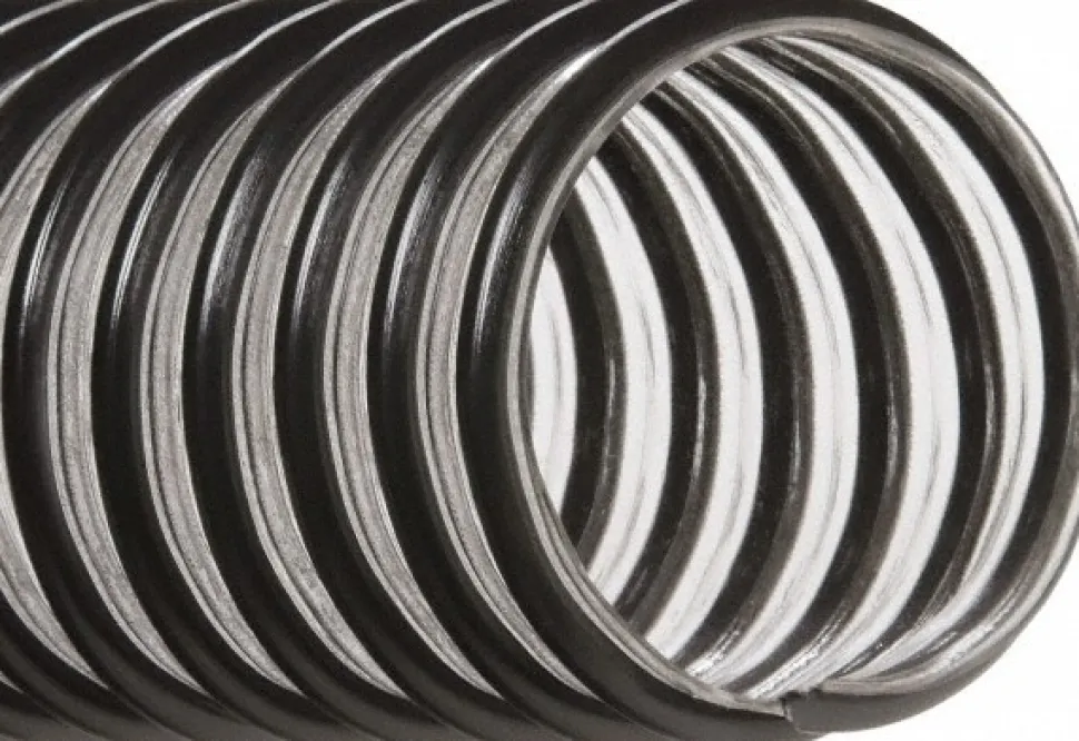 Vacuum Duct Hose: 3" ID, 20.00 psi, PVC