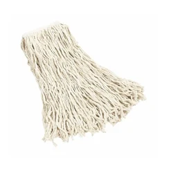 Value Pro Medium 20 OZ Cotton Wet Mop, 1" Headband, White