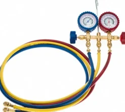2 Valve Manifold Gauge with 3/5' Hose