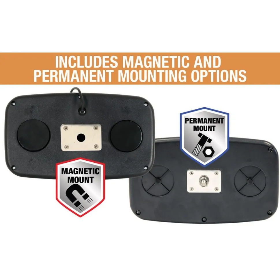 Variable Flash Rate, Magnetic or Permanent Mount Emergency LED Lightbar Assembly