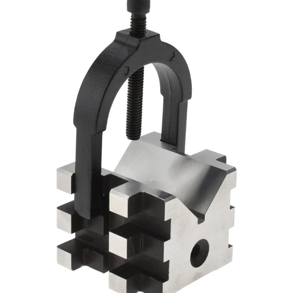 V-Block: 2" Max Capacity, 90° V Angle