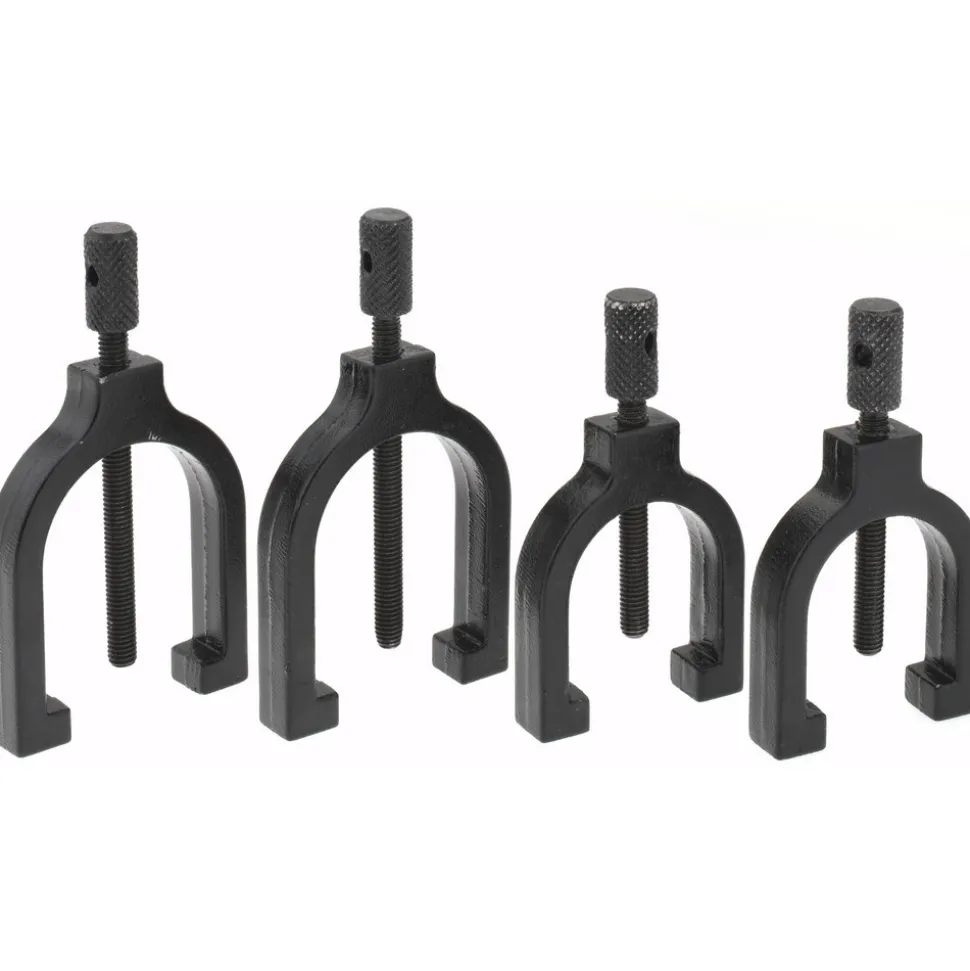 V-Block Set: 1 & 1-1/2" Max Capacity, 90° V Angle