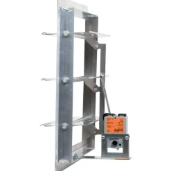 Ventilator Dampers: Overall Width: 15; Overall Height: 15 in; For Use With: 12" Fan; Rough Opening Height: 13