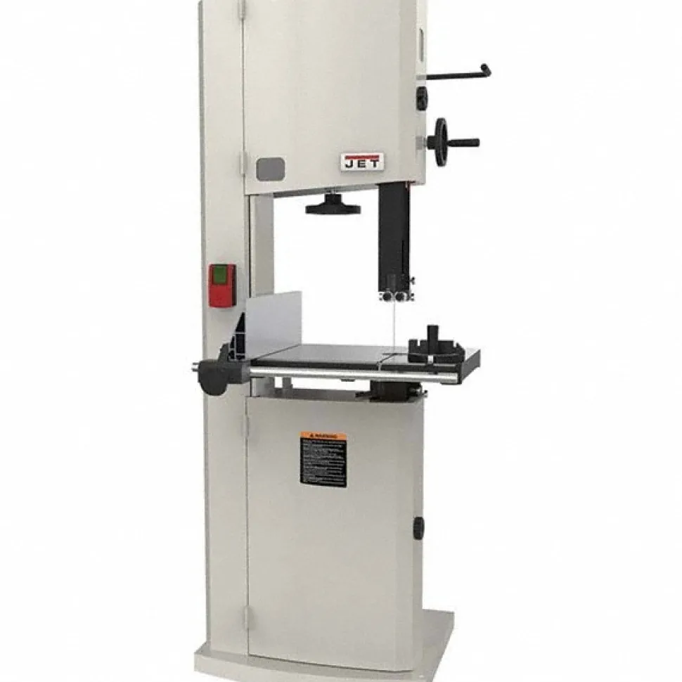 Vertical Bandsaw: 14-1/8" Throat Depth, 14" Height Capacity, Step Pulley Drive