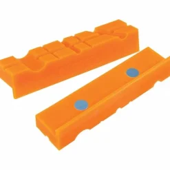 Vise Jaw: 1-1/4" High, 0.6250" Thick, V-Groove