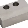 Vise Jaw: 75 mm Wide, 25 mm High, 1.2" Thick, Flat