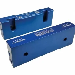 Vise Jaw: 6.00" Wide, 2" High, 1.0000" Thick, Flat