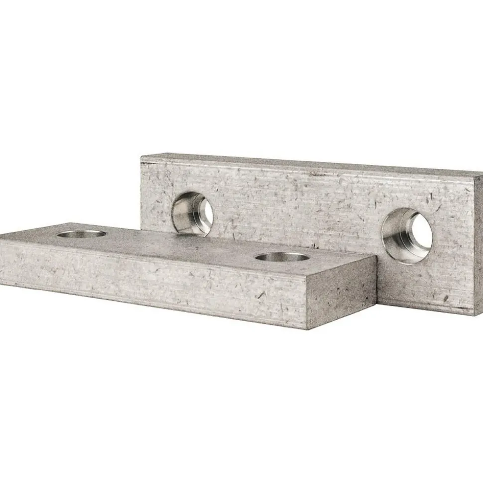 Vise Jaw: 6.00" Wide, 2" High, 0.7500" Thick, Flat