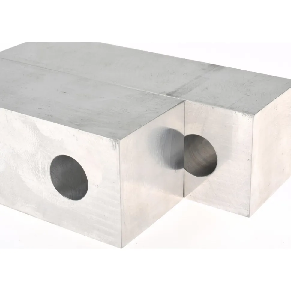 Vise Jaw: 6.00" Wide, 2" High, 2.0000" Thick, Flat