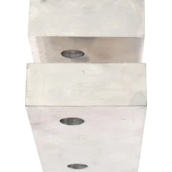 Vise Jaw: 6.00" Wide, 2-1/2" High, 1.0000" Thick, Flat