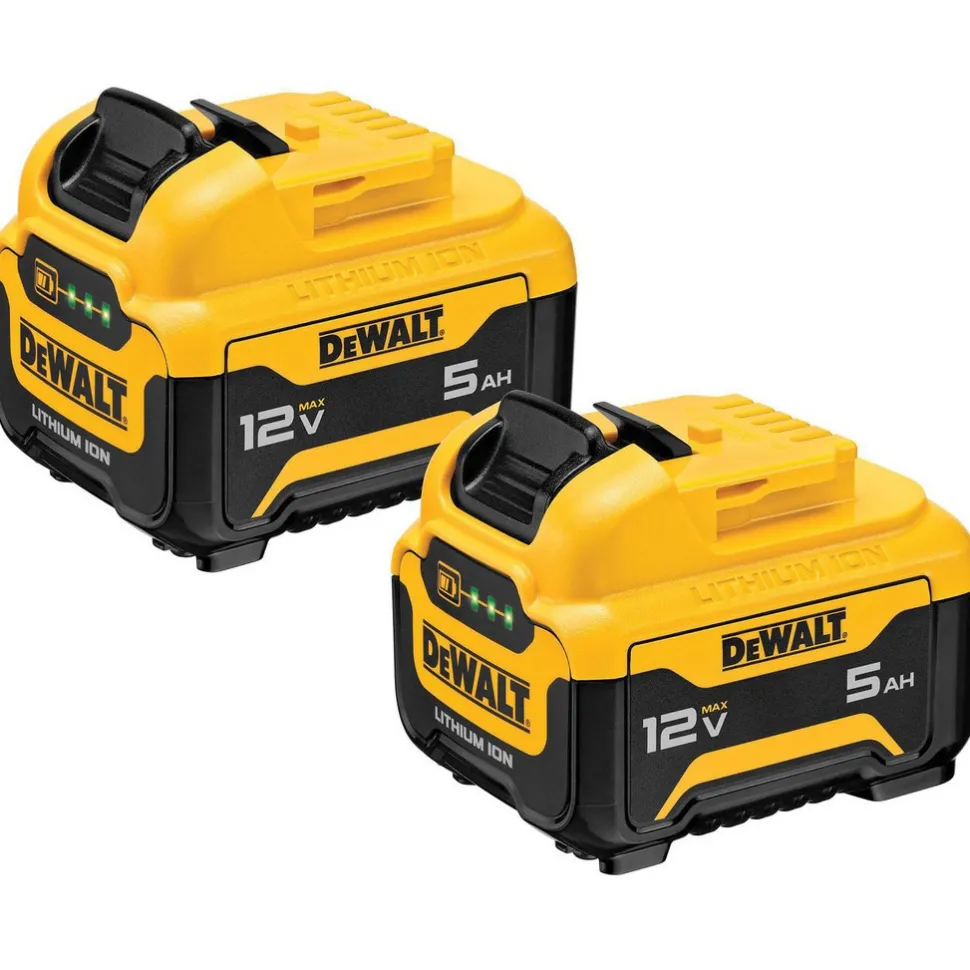 12V MAX 5Ah Battery, 2-Pack