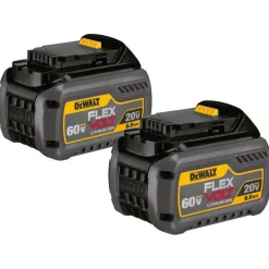 20V MAX/60V MAX FLEXVOLT® 6Ah Battery, 2-Pack