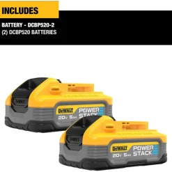 20V MAX XR®5Ah Battery, 2-Pack