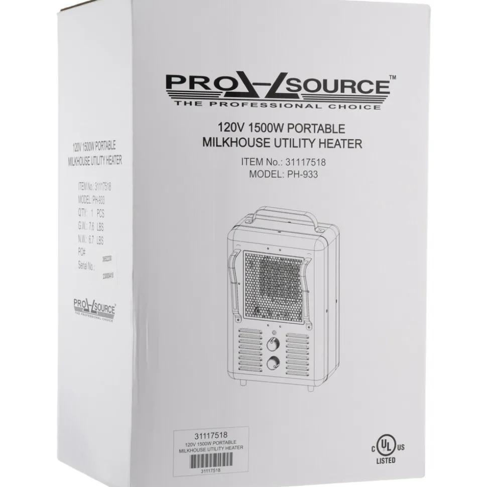 120 Volt, 12.5 Amp Portable Utility Heater
