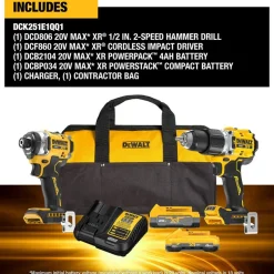 20.00 Volt Cordless Tool Combination Kit