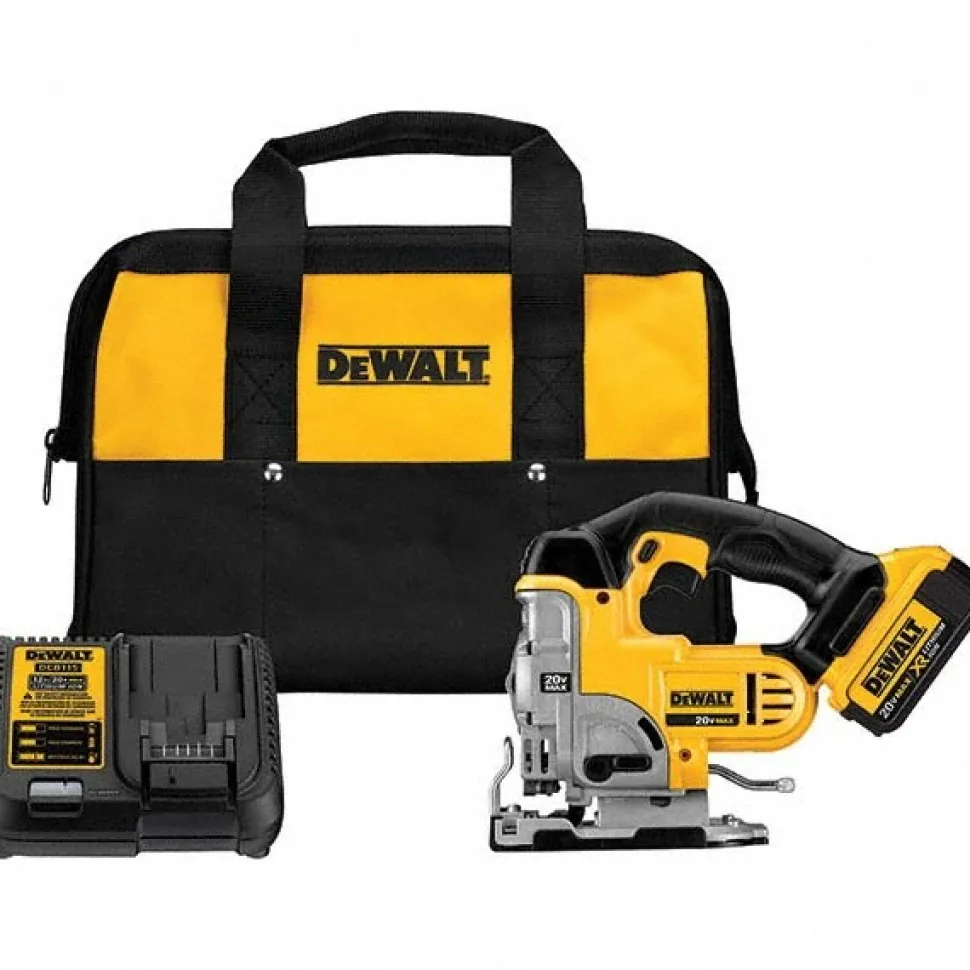 20V 3,000 Strokes/min 1" Stroke Length 90° Max Angle Cordless Jigsaw