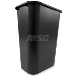 Wastebasket Trash Container, 41 Qt, Black