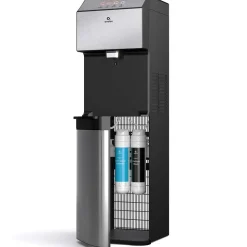 Water Dispensers; Type: Bottleless, Self Cleaning; Style: Freestanding; Wattage: 420; Voltage: 100-120 V; Hot Water Temperature: 185; Cold Water Temperature: 39; Voltage: 100-120 V; Capacity: 1500; 1500 ml; Amperage Rating: 6 A; Style: Freestanding; Type: Bottleless, Self Cleaning