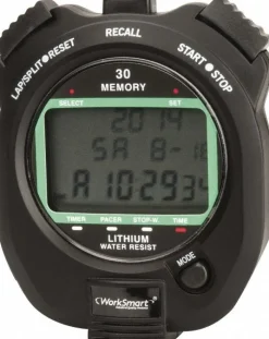 Water & Shock Resistant Digital Stopwatch
