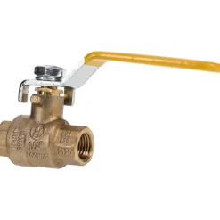 2-Way Manual Ball Valve: 1/4" Pipe, Full Port