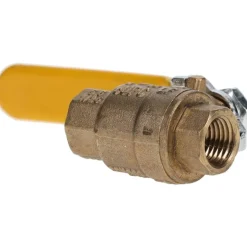 2-Way Manual Ball Valve: 1/4" Pipe, Full Port