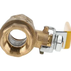 2-Way Manual Ball Valve: 1/2" Pipe, Full Port