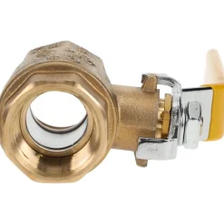 2-Way Manual Ball Valve: 3/4" Pipe, Full Port