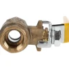 2-Way Manual Ball Valve: 3/8" Pipe, Full Port