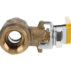2-Way Manual Ball Valve: 3/8" Pipe, Full Port