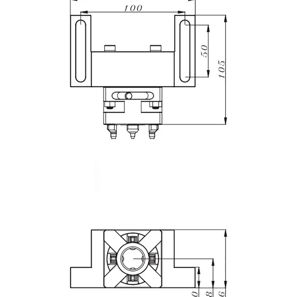 WEDM Chucks: Tightening Torque (Nm): 6.00; Actuation Mechanism: Manual; Required Drawbar: RHS-E8175; Material: Stainless Steel