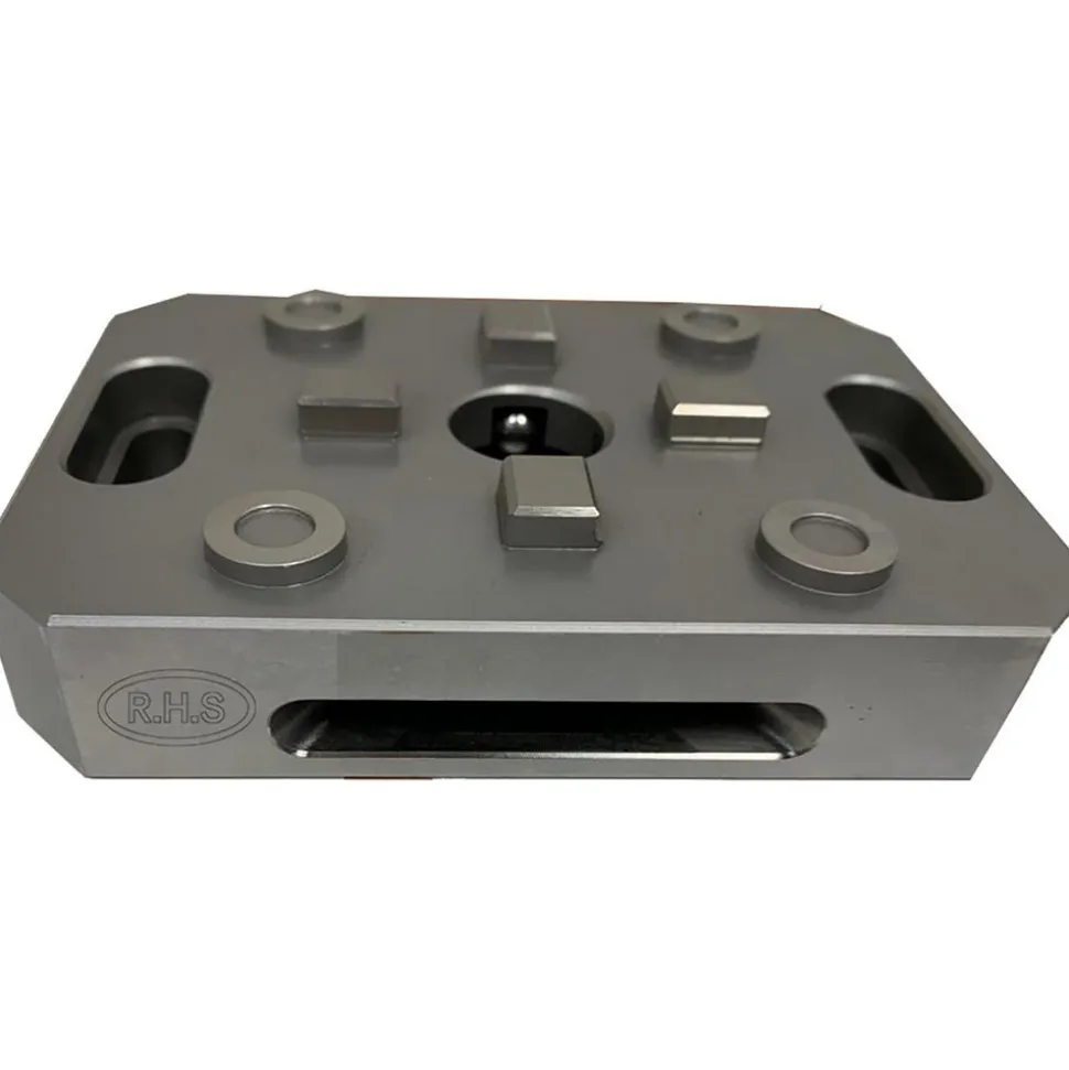 WEDM Chucks: Tightening Torque (Nm): 6.00; Actuation Mechanism: Manual; Required Drawbar: RHS-S4550-RS; Material: Stainless Steel