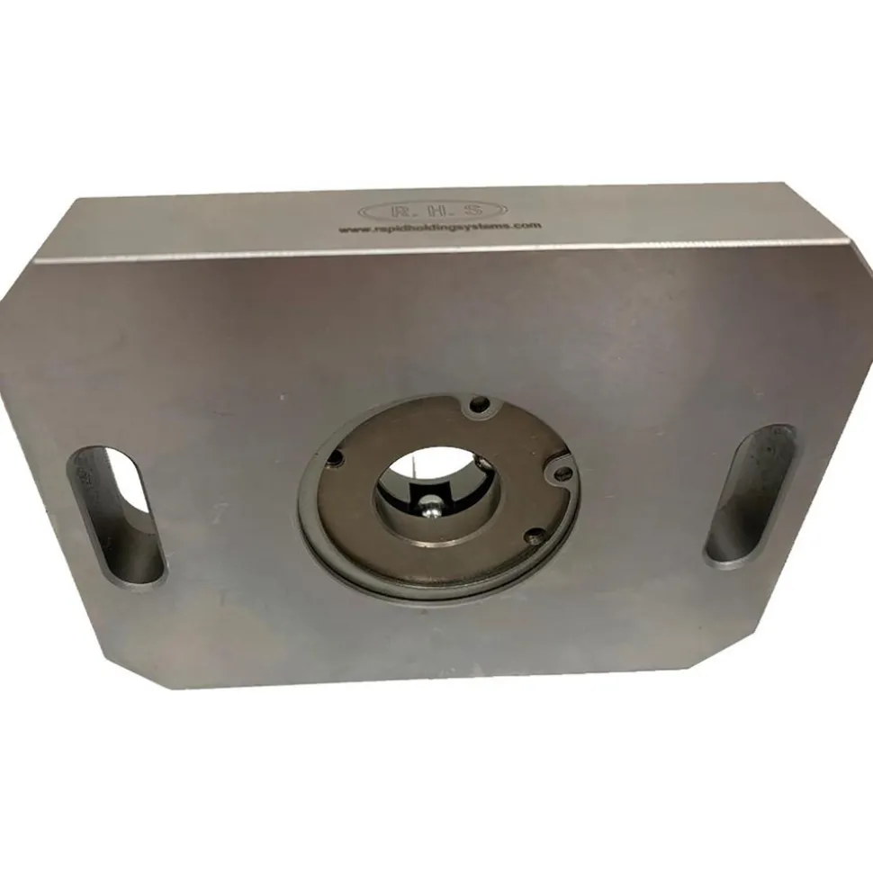 WEDM Chucks: Tightening Torque (Nm): 6.00; Actuation Mechanism: Manual; Required Drawbar: RHS-S4550-RS; Material: Stainless Steel