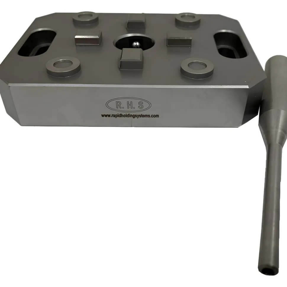 WEDM Chucks: Tightening Torque (Nm): 6.00; Actuation Mechanism: Manual; Required Drawbar: RHS-S4550-RS; Material: Stainless Steel