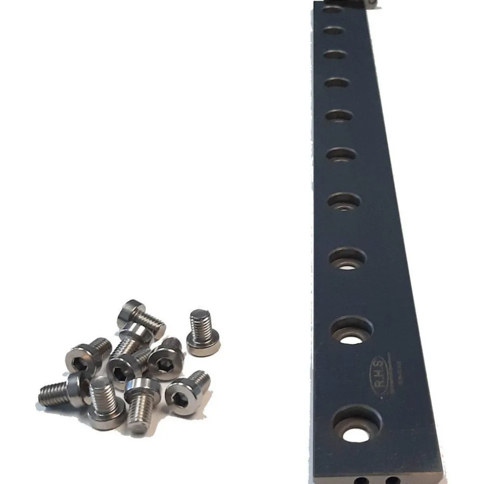 WEDM Dovetails: Length (mm): 495.00; Width (mm - 2 Decimals): 1.30; Height (mm): 0.40; Material: Stainless Steel